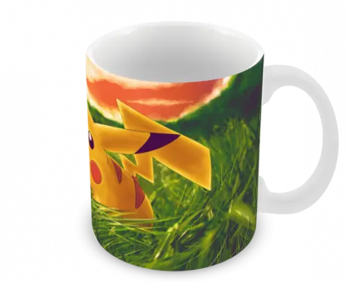 Caneca Polímero Pokémon Pikachu Personalizada