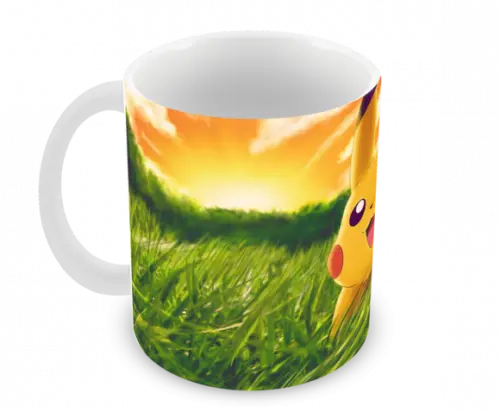 Caneca Polímero Pokémon Pikachu Personalizada