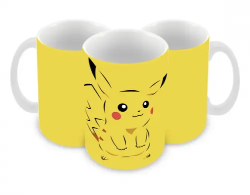Caneca Polímero Pokémon Pikachu Personalizada