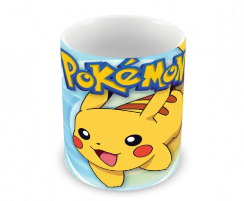 Caneca Polímero Pokémon Pikachu Personalizada