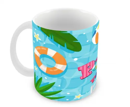 Caneca Polímero Pool Party Personalizada