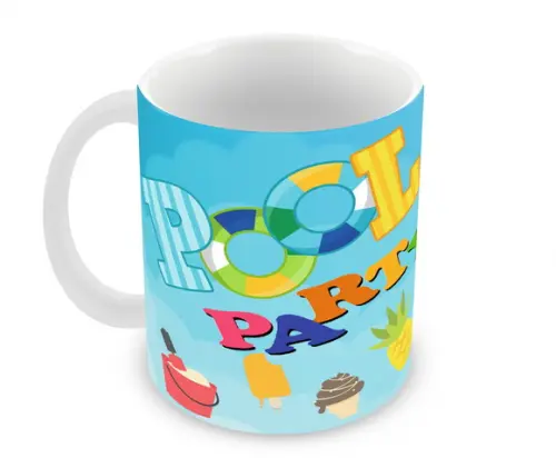 Caneca Polímero Pool Party Personalizada