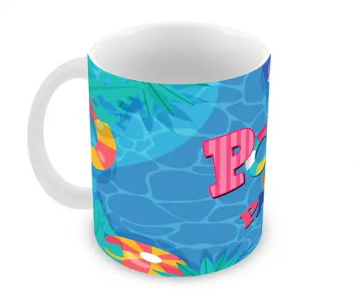 Caneca Polímero Pool Party Personalizada