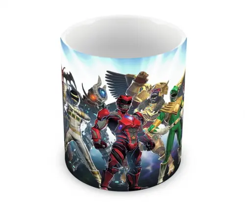 Caneca Polímero Power Rangers Personalizada