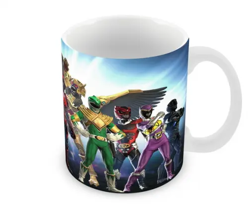 Caneca Polímero Power Rangers Personalizada