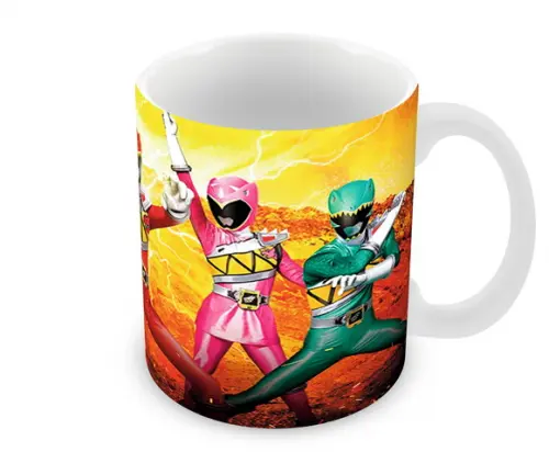 Caneca Polímero Power Rangers Personalizada