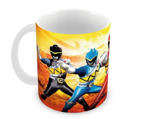 Caneca Polímero Power Rangers Personalizada