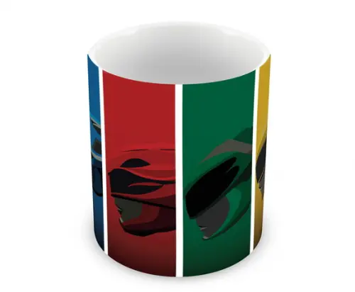 Caneca Polímero Power Rangers Personalizada