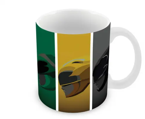 Caneca Polímero Power Rangers Personalizada
