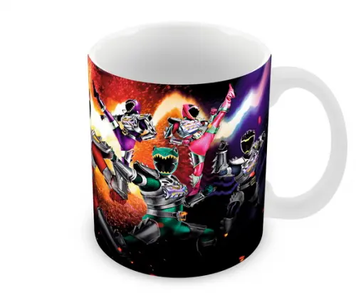 Caneca Polímero Power Rangers Personalizada
