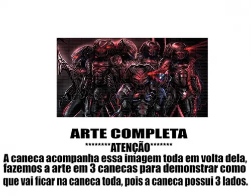 Caneca Polímero Predador Personalizada