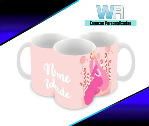 Caneca Polímero Princesa Jujuba Personalizada