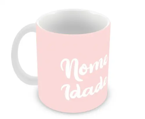 Caneca Polímero Princesa Jujuba Personalizada