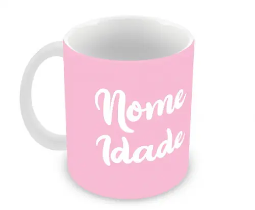 Caneca Polímero Princesa Jujuba Personalizada