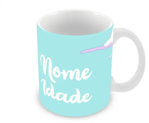 Caneca Polímero Princesa Jujuba Personalizada