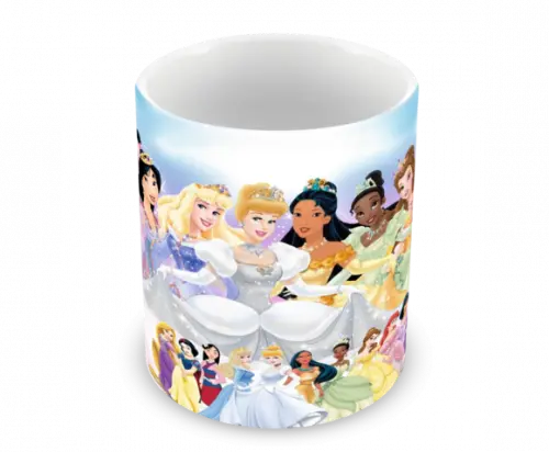 Caneca Polímero Princesas da Disney Personalizada