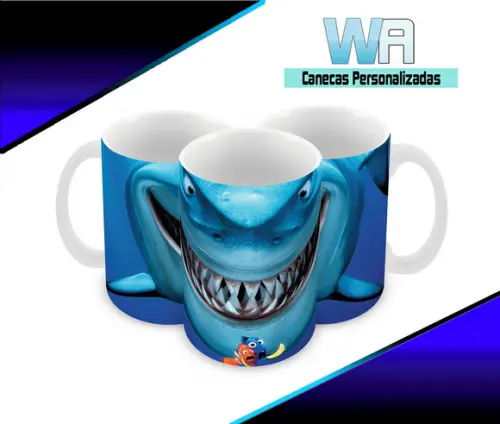 Caneca Polímero Procurando Nemo Personalizada