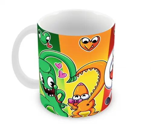 Caneca Polímero Rainbow Friends Personalizada