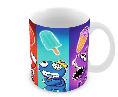 Caneca Polímero Rainbow Friends Personalizada