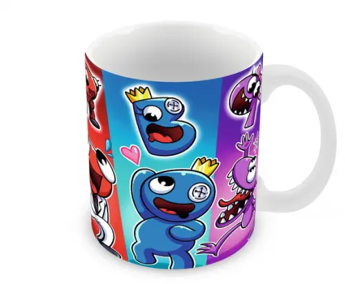 Caneca Polímero Rainbow Friends Personalizada