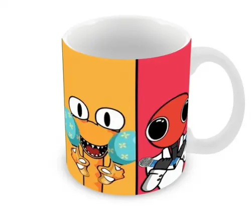 Caneca Polímero Rainbow Friends Personalizada