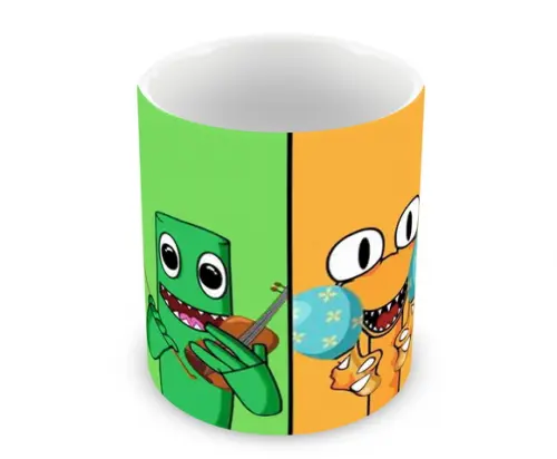 Caneca Polímero Rainbow Friends Personalizada