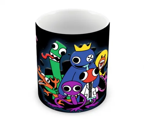 Caneca Polímero Rainbow Friends Personalizada