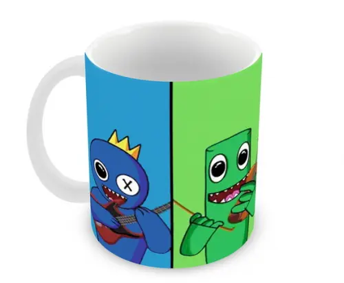 Caneca Polímero Rainbow Friends Personalizada