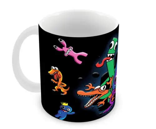 Caneca Polímero Rainbow Friends Personalizada