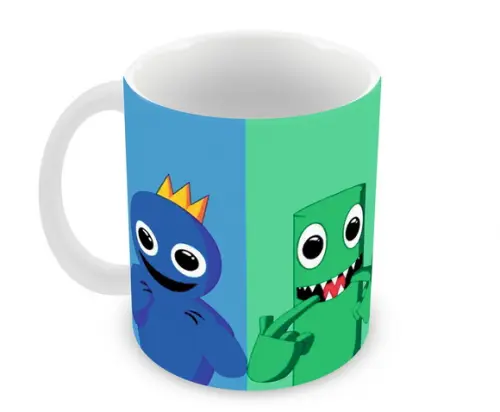 Caneca Polímero Rainbow Friends Personalizada