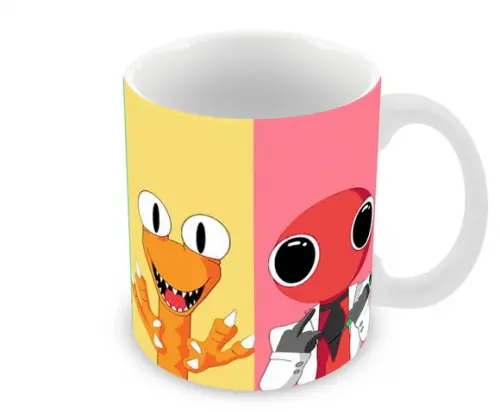 Caneca Polímero Rainbow Friends Personalizada