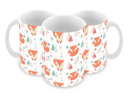 Caneca Polímero Raposinha Personalizada