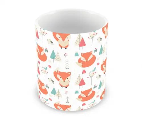 Caneca Polímero Raposinha Personalizada