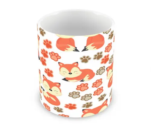 Caneca Polímero Raposinha Personalizada