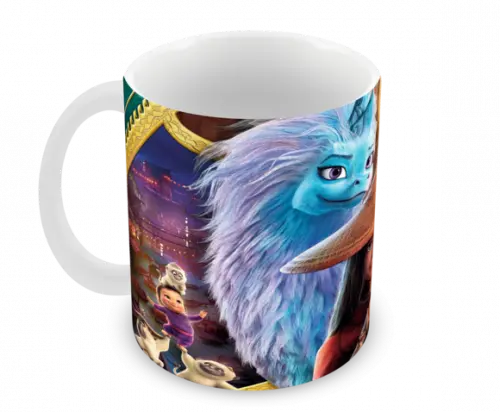 Caneca Polímero Raya e o Último Dragão Personalizada