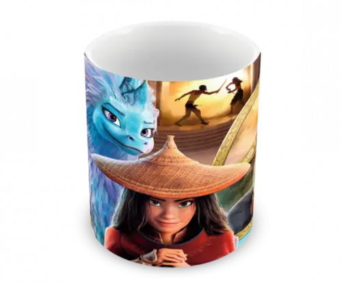Caneca Polímero Raya e o Último Dragão Personalizada