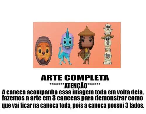 Caneca Polímero Raya e o Último Dragão Personalizada