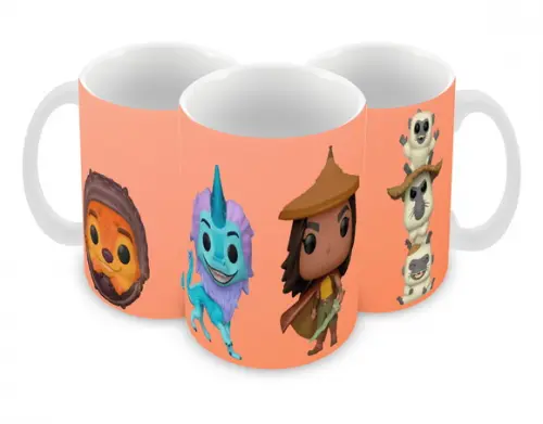 Caneca Polímero Raya e o Último Dragão Personalizada