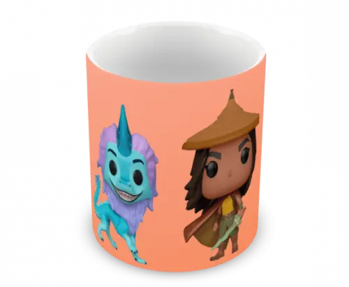 Caneca Polímero Raya e o Último Dragão Personalizada