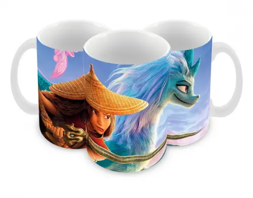 Caneca Polímero Raya e o Último Dragão Personalizada