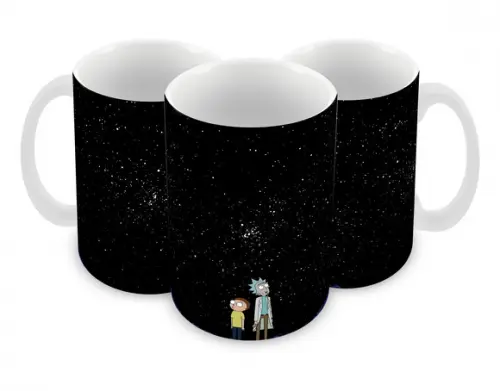 Caneca Polímero Rick And Morty Personalizada