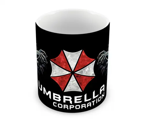 Caneca Polímero Resident Evil Umbrella Personalizada