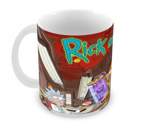 Caneca Polímero Rick And Morty Personalizada
