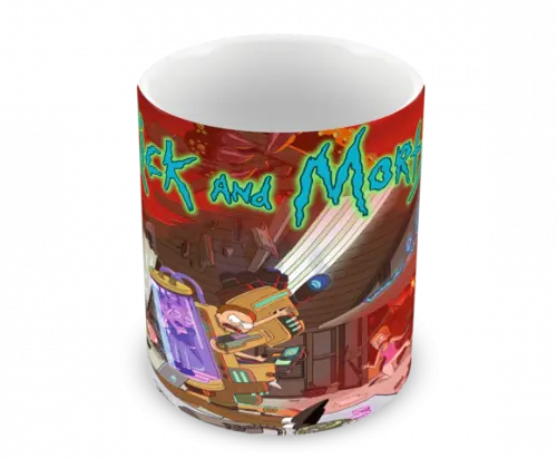 Caneca Polímero Rick And Morty Personalizada