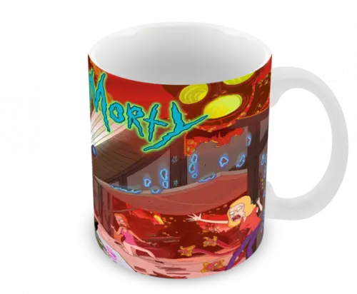 Caneca Polímero Rick And Morty Personalizada