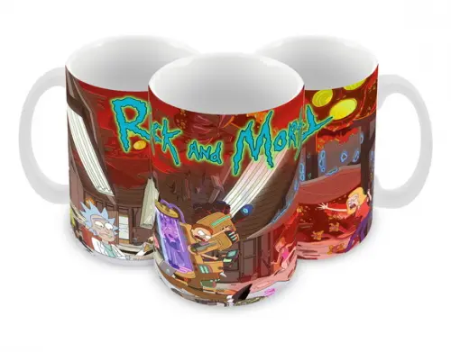 Caneca Polímero Rick And Morty Personalizada
