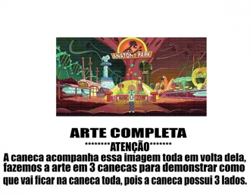 Caneca Polímero Rick And Morty Personalizada