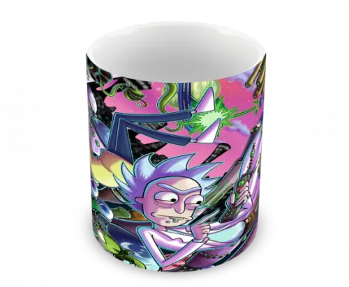 Caneca Polímero Rick And Morty Personalizada
