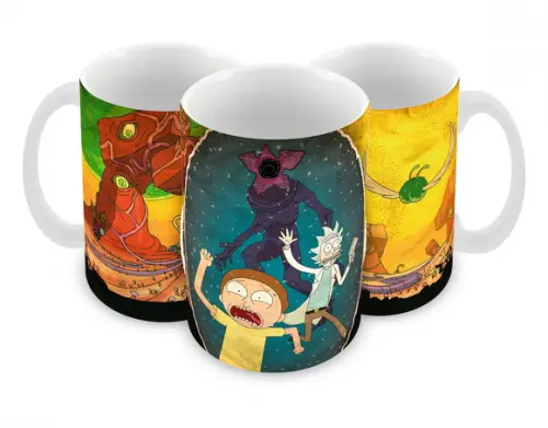 Caneca Polímero Rick And Morty Personalizada