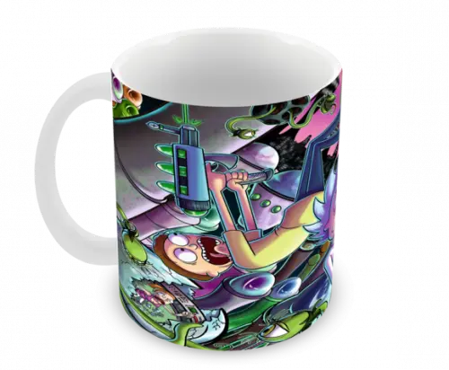 Caneca Polímero Rick And Morty Personalizada
